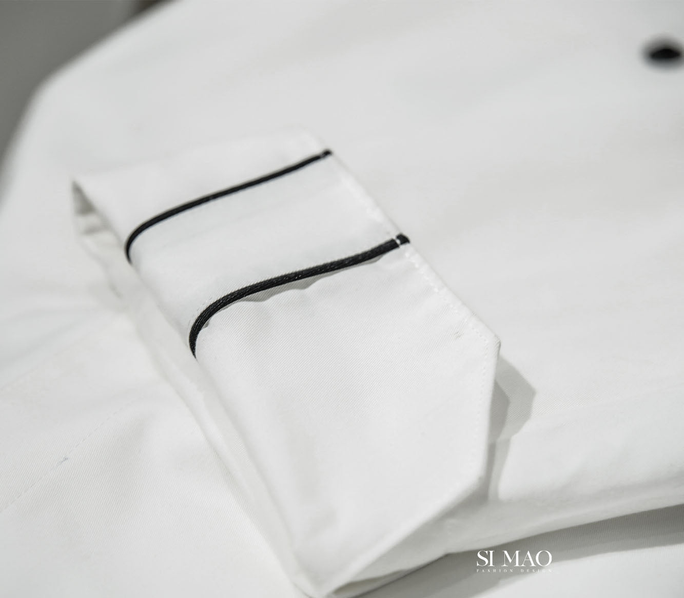 新銳黑白成套廚師服