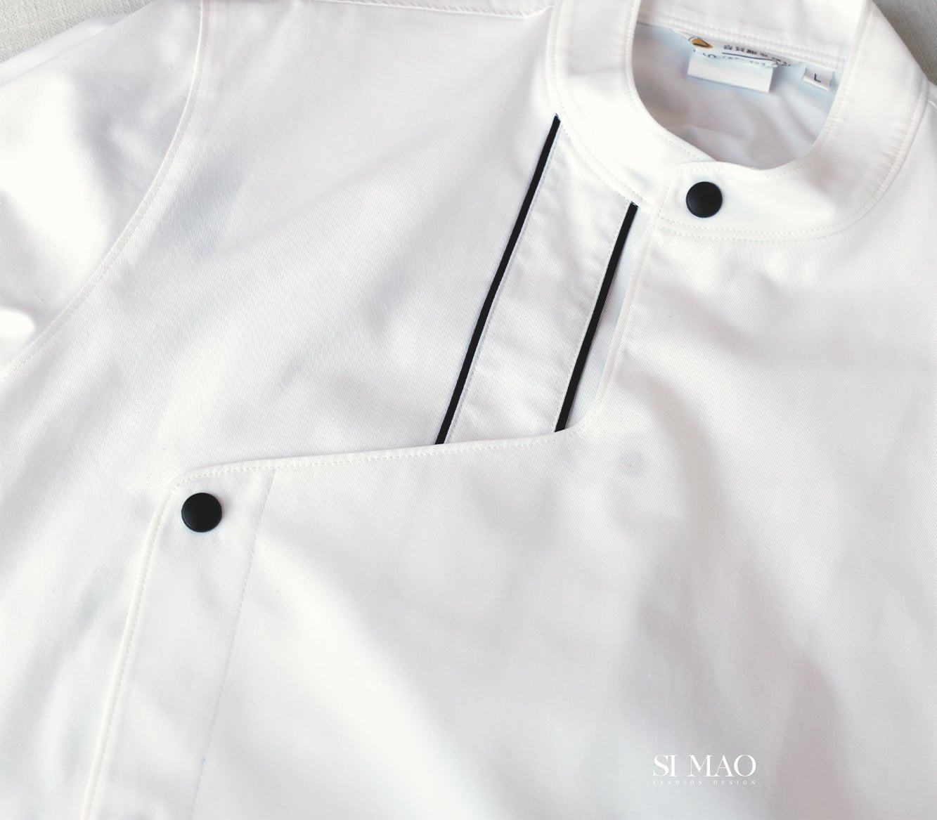 新銳黑白成套廚師服