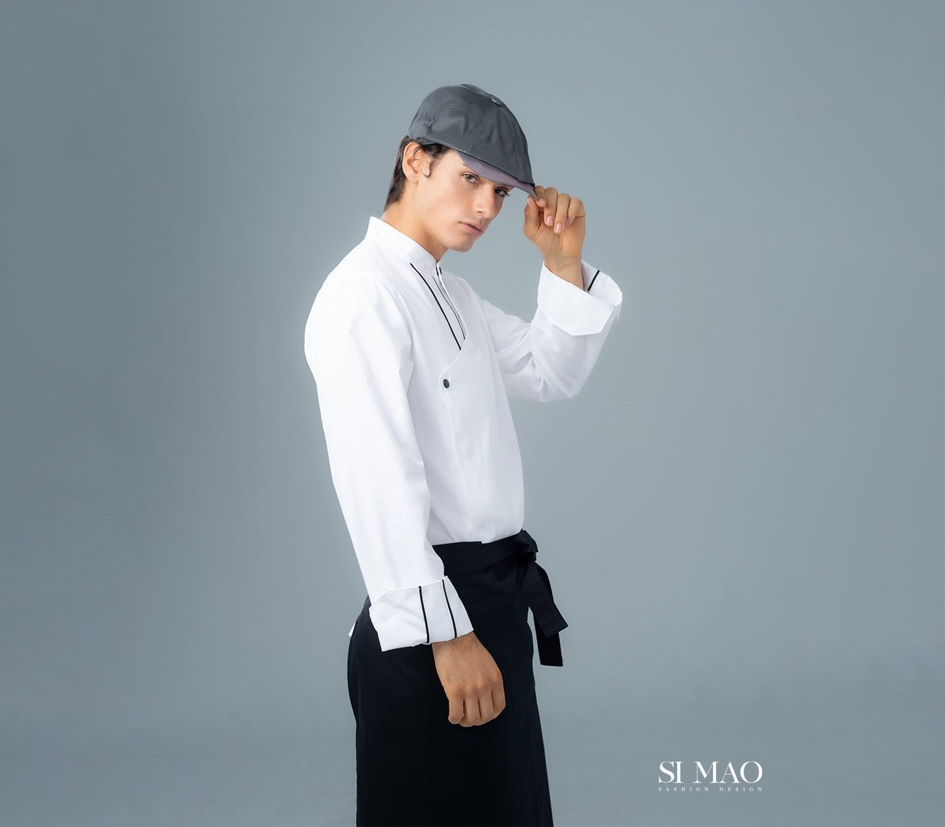 新銳白色廚師服