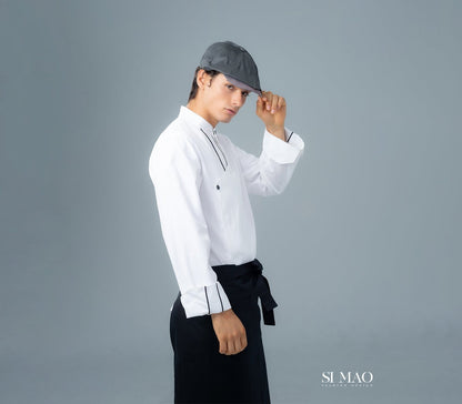 新銳白色廚師服