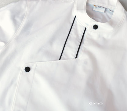 新銳白色廚師服