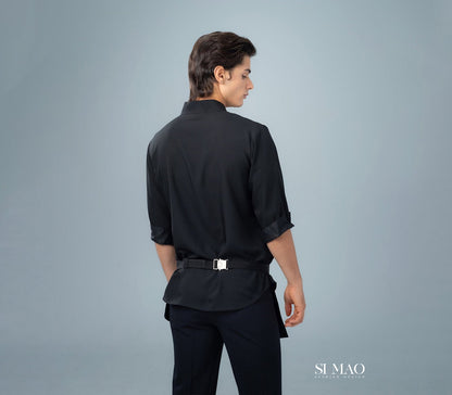 全黑層次外場服