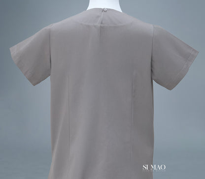 灰衣紫褲刷手服
