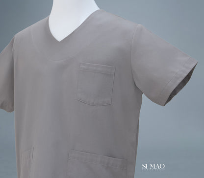 灰衣紫褲刷手服