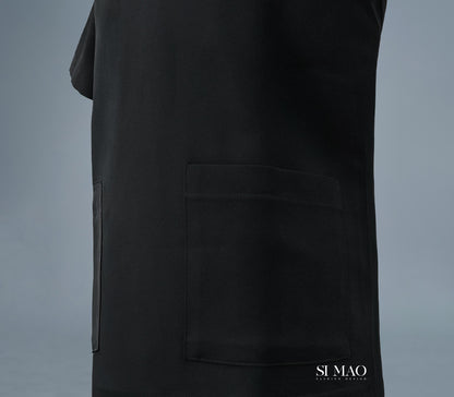 經典深邃黑刷手服