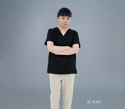 經典深邃黑刷手服