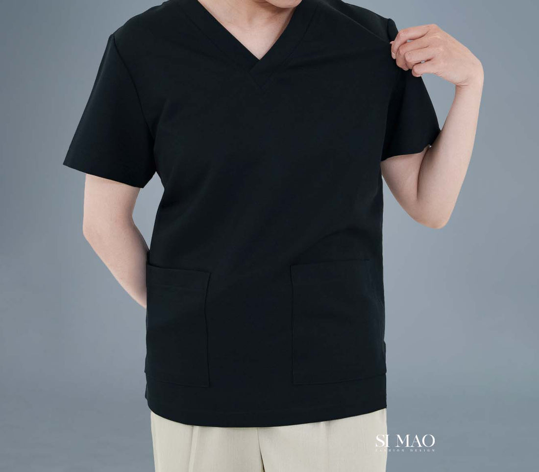 經典深邃黑刷手服