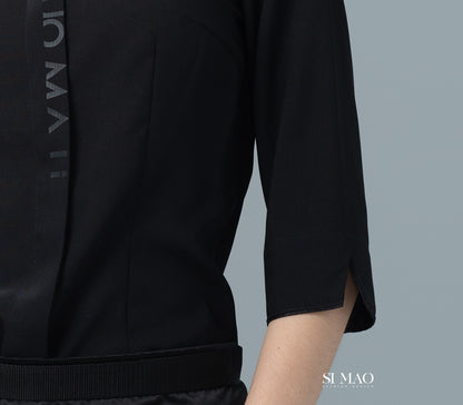 全黑層次成套外場服